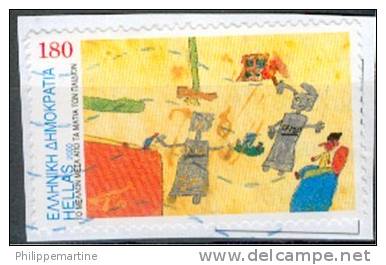 Grèce 2000 - YT 2028 (o) Sur Fragment - Used Stamps