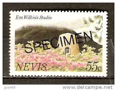 Nevis  1981  Scenes  55c  (**) SG.66a Optd. SPECIMEN - St.Kitts-et-Nevis ( 1983-...)