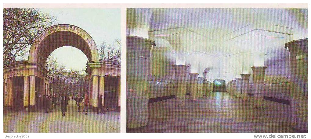 Zs1915 Chemin De Fer Metro Russia Moscow Metro Station Kropotkiskaya Not Used PPC Good Shape` - Subway