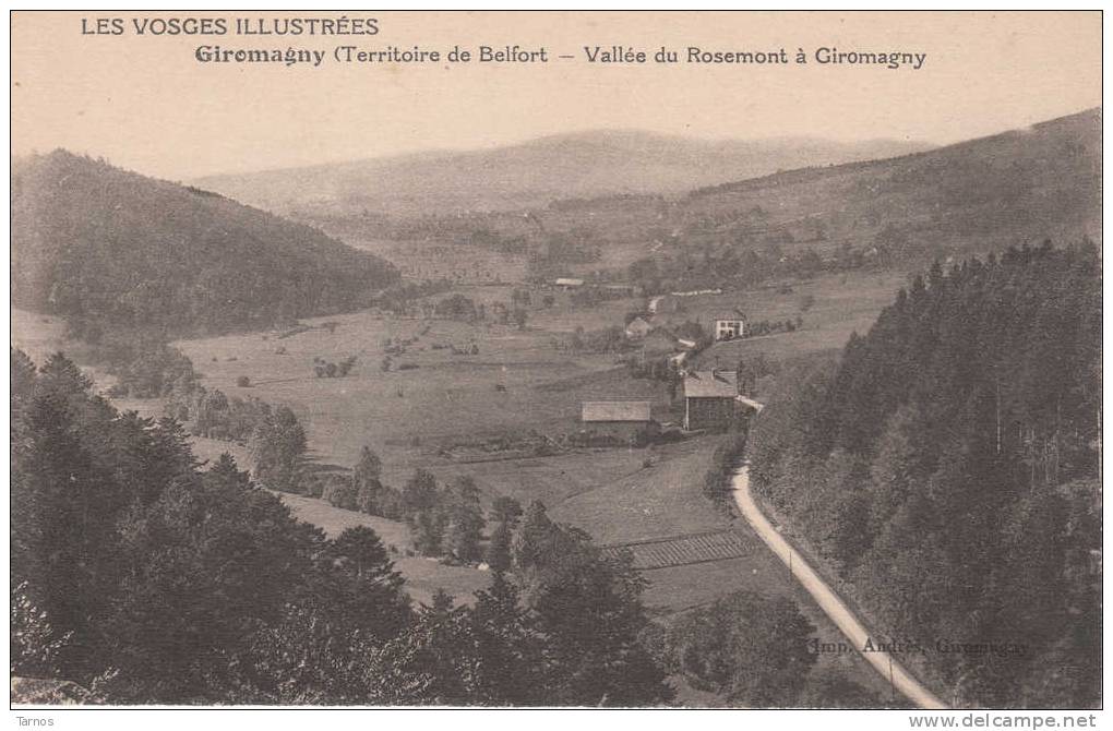 GIROMAGNY - TERRITOIRE DE BELFORT - VALLEE DU ROSEMONT - LES VOGES ILLUSTREES - Giromagny