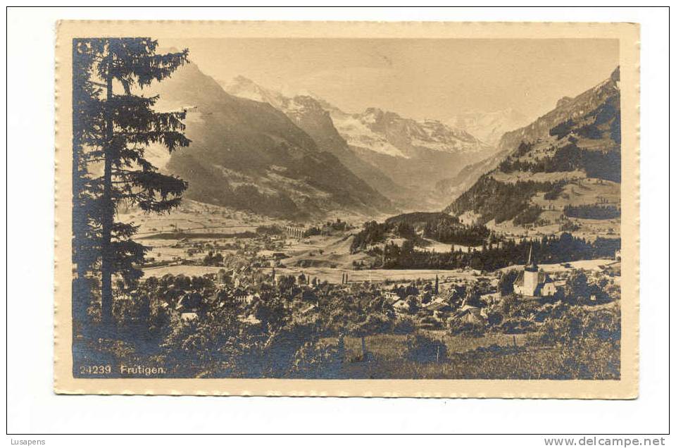 OLD FOREIGN 4079 - SWITZERLAND - SUISSE SWISS - FRUTIGEN - Frutigen