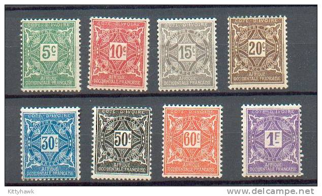 Codi 295 - YT Taxe 9 à16 Obli - Used Stamps