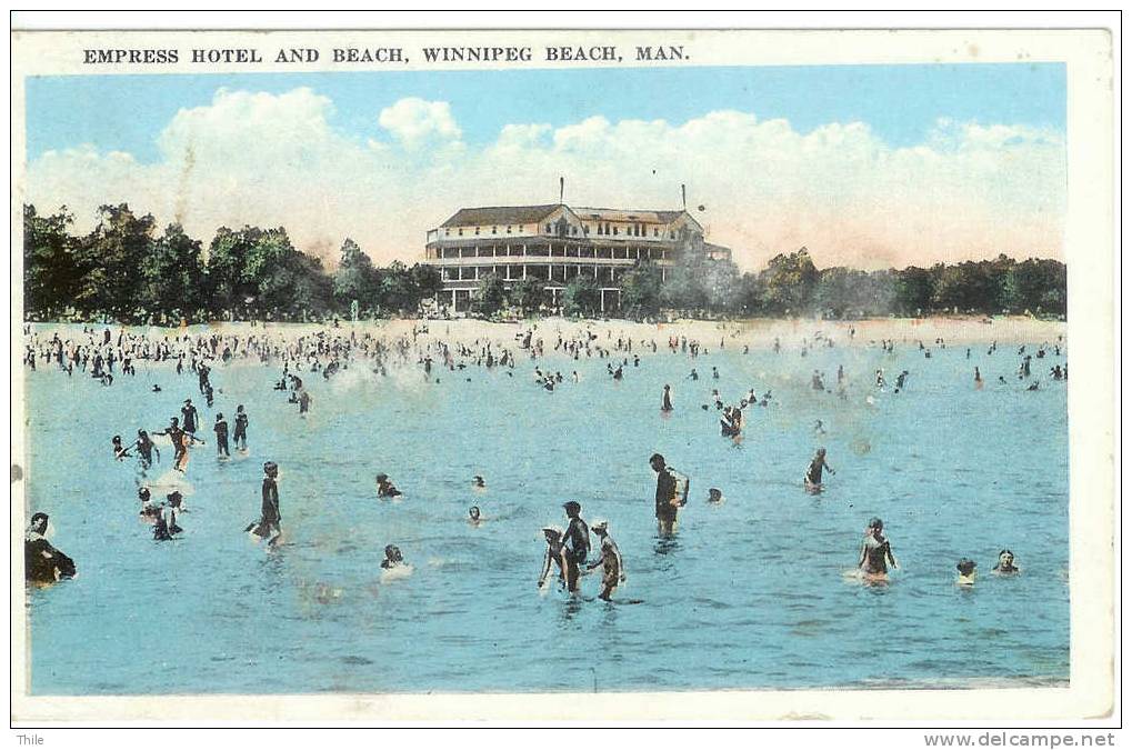 Empress Hotel And Beach, Winnipeg Beach, Man - Winnipeg