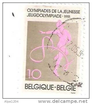 TIMBRE BELGIQUE "JEGDOLYMPIADE 1991" OBLITERE - Oblitérés