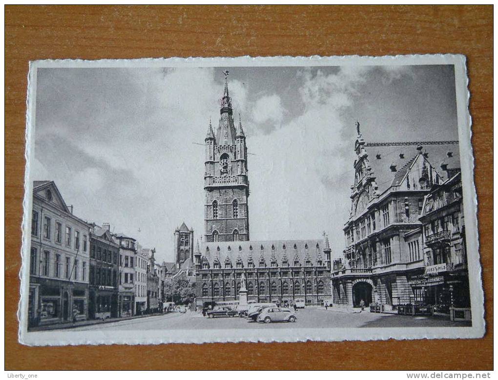 St. Baafsplaats En Belfort / Anno 1955 ( Zie Foto Details ) !! - Gent