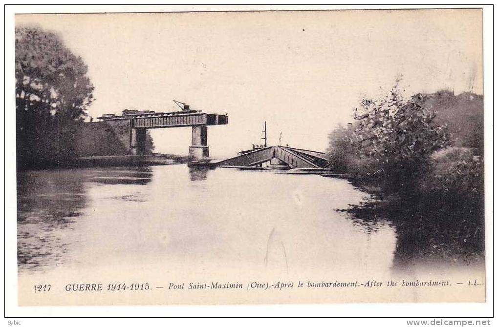 PONT SAINT MAXIMIN - Après Le Bombardement - Verberie