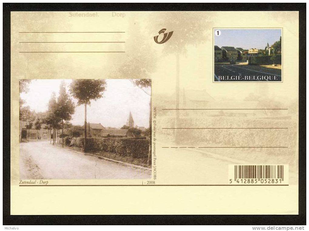 Belg. 2008 - COB N° BK 184 - Zutendaal - Dorp - Geïllustreerde Briefkaarten (1971-2014) [BK]