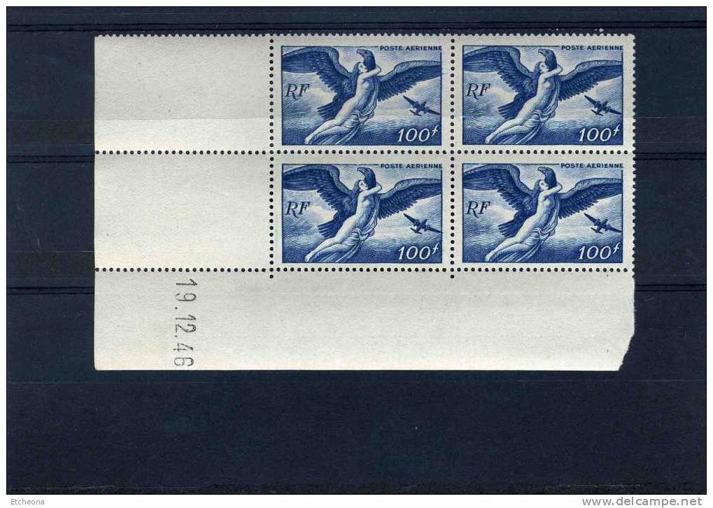 = Série Mythologique, Egine Enlevée Par Jupiter 100F Bleu Foncé PA18 - Airmail