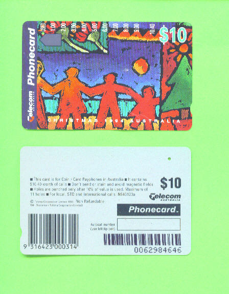 AUSTRALIA - Magnetic Phonecard As Scan - Australia