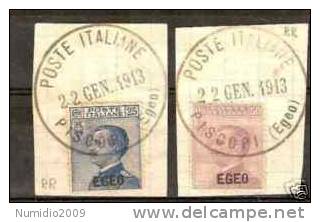 1912 EGEO USATO MICHETTI - RR1723 - Egée