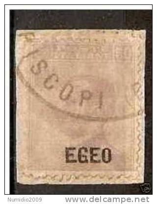 1912 EGEO USATO MICHETTI 50 CENT - RR1723-2 - Ägäis