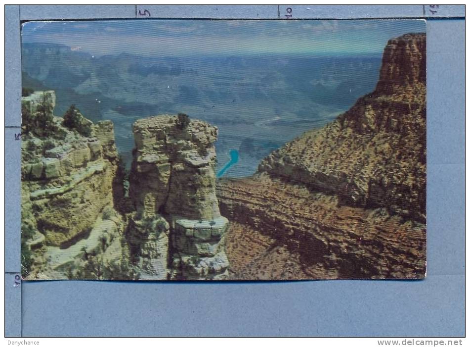 A961 ARIZONA THE GRAND CANYON FROM MORAN POINT VG - Grand Canyon