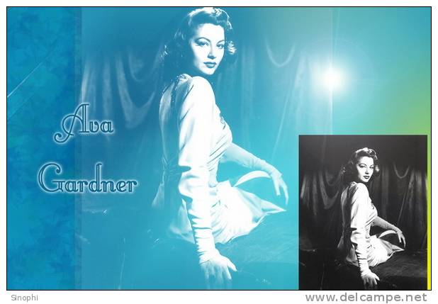 H - HD - 48  @     Ava Gardner   Hollywood Movie Star Actress     ( Postal Stationery , Articles Postaux ) - Acteurs