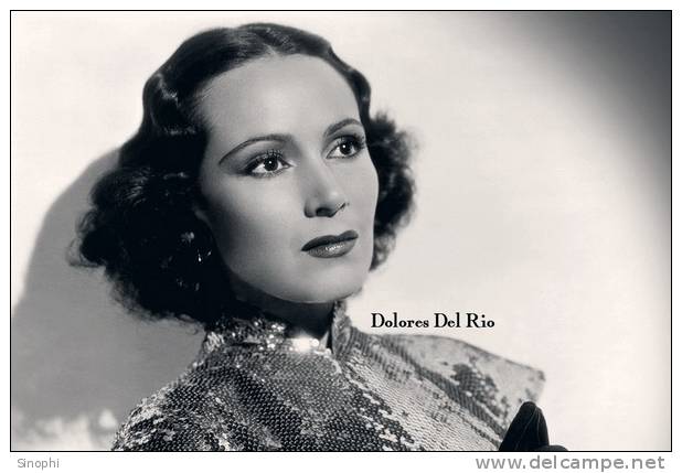 H - HD - 49  @     Dolores Del Rio   Hollywood Movie Star Actress     ( Postal Stationery , Articles Postaux ) - Acteurs