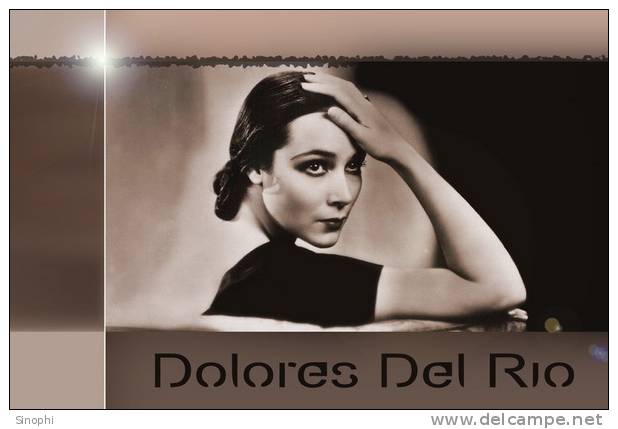 H - HD - 53  @  Dolores Del Rio   Hollywood Movie Star Actress     ( Postal Stationery , Articles Postaux ) - Acteurs