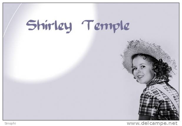H - HD - 63  @     Shirley Temple     Hollywood Movie Star Actress     ( Postal Stationery , Articles Postaux ) - Acteurs
