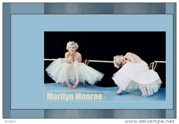 H - HD - 74  @    Marilyn Monroe     Hollywood Movie Star Actress     ( Postal Stationery , Articles Postaux ) - Acteurs