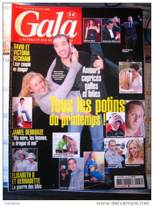 GALA N°566 DU 14 AVRIL 2004. ETAT CORRECT. TOUS LES POTINS DU PRINTEMPS - People