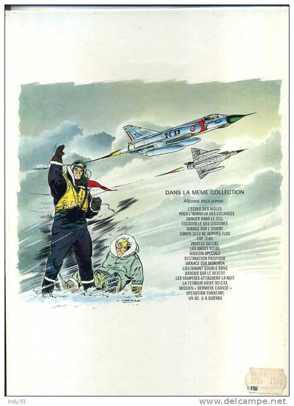 - TANGUY ET LAVERDURE . UN DC-8 A DISPARU . DARGAUD EDITEUR  1978 - Tanguy Et Laverdure