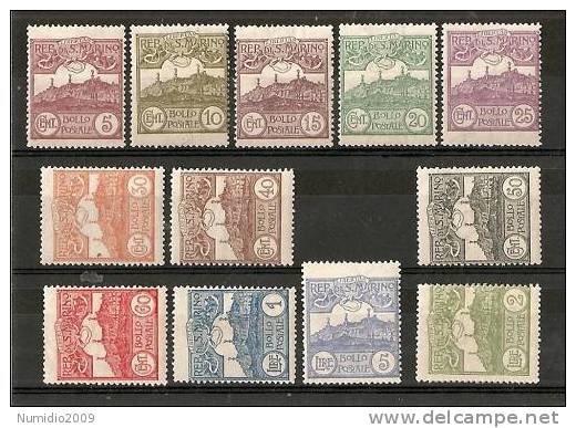 1925 SAN MARINO VEDUTE MNH ** - RR6845 - Ongebruikt