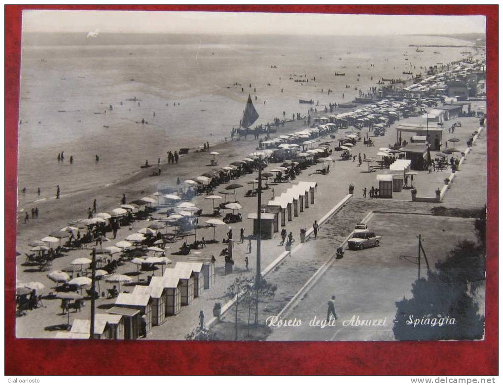 Roseto Degli Abruzzi - Spiaggia - FG - VIAGGIATA - - Teramo