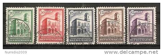 1932 SAN MARINO USATO PALAZZETTO DELLA POSTA - RR6817 - Gebruikt