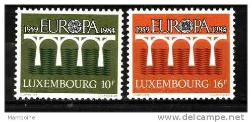 LUXEMBOURG : Europa 1984  N° 1048 / 49 Neuf X X Serie Compl. - Unused Stamps