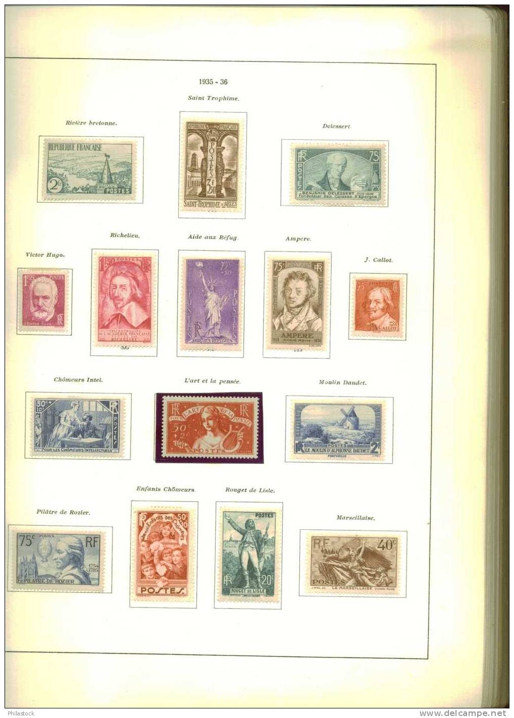 FRANCE Collection 1935 à 1959 + PA Quasi Compléte */** (* 1° Charniéres Part. Propres) - Collections