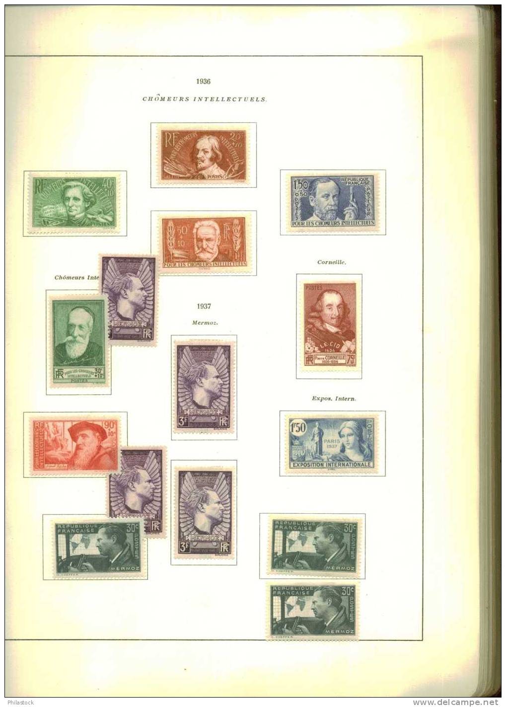 FRANCE Collection 1935 à 1959 + PA Quasi Compléte */** (* 1° Charniéres Part. Propres) - Collections