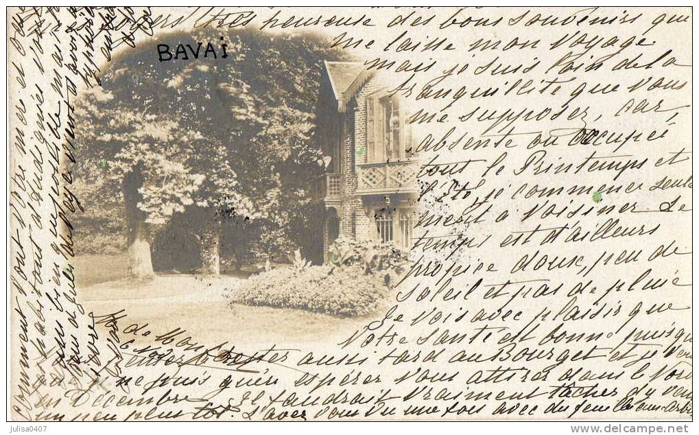 BAVAY (59) Carte Photo Villa Maison De Caractère - Bavay