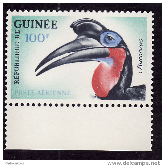 GUINEE  1962  -  PA  26   -  Bucorve Du Sud   100f    -  NEUF ** - Cote 3.15e - Guinée (1958-...)