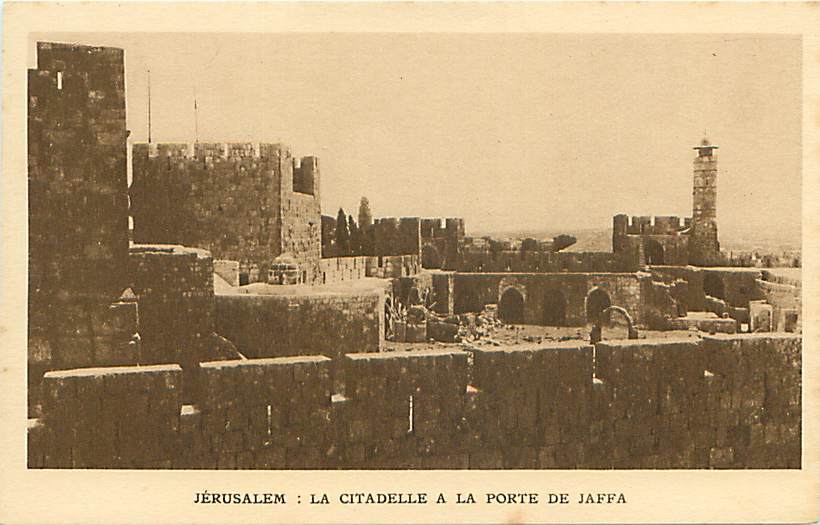 JERUSALEM - La Citadelle à La Porte De Jaffa (A. Moutet) - Israel