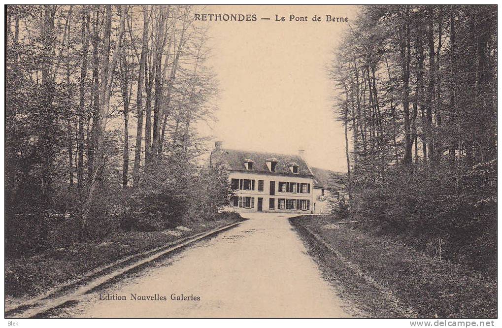 60. Rethondes . Le Pont De Berne . - Rethondes