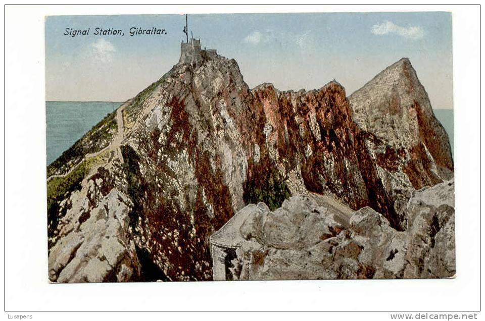OLD FOREIGN 4171 - GIBRALTAR - SIGNAL STATION - Gibraltar