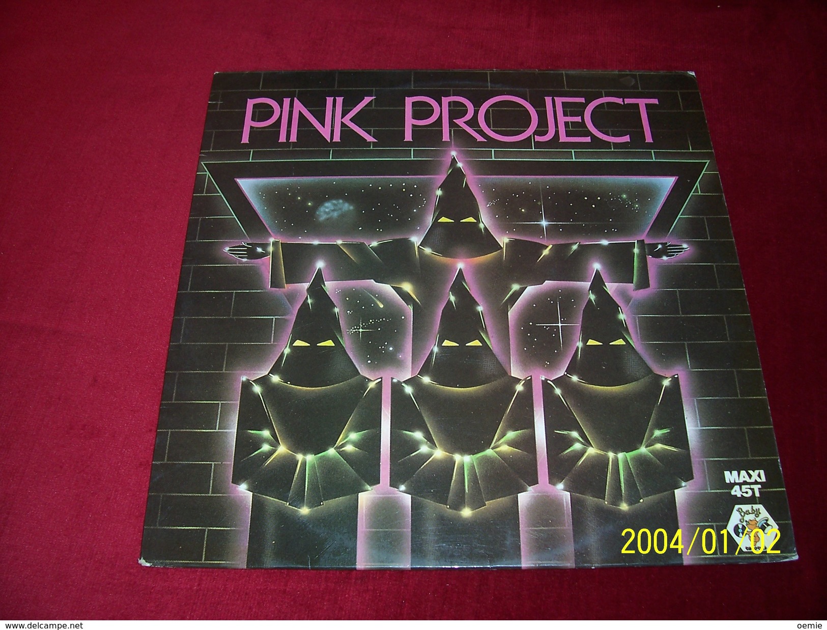 PINK  PROJECT  °°  DISCO PROJECT - 45 Rpm - Maxi-Single