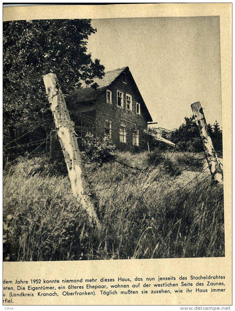 Die Zonengrenze Rideau De Fer 1959 - 5. Wereldoorlogen