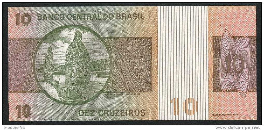 Brésil P 193e 1980 10 Cruzeiros UNC N° B04309026981 - Brésil