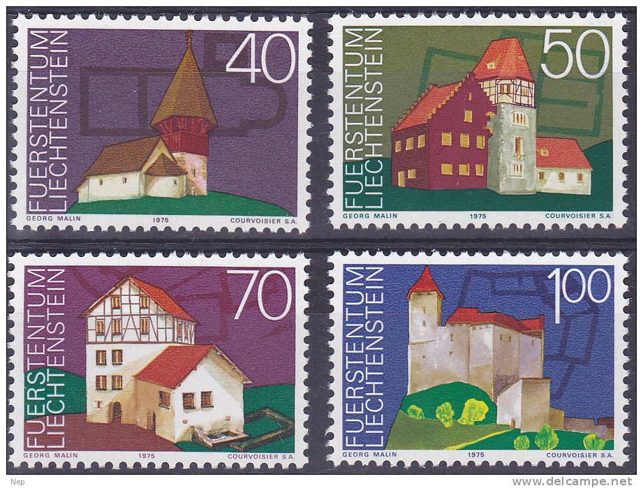 LIECHTENSTEIN - Michel - 1975 - Nr 630/33 - MNH** - Unused Stamps