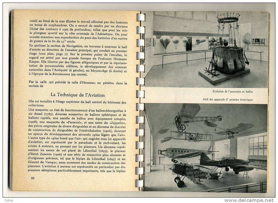 Deutsches Museum Des Chefs D’œuvre Des Sciences Et Des Techniques Munich 1964 - Musées & Expositions