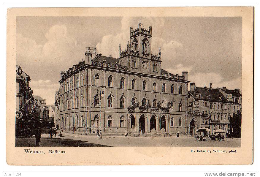 RAR Weimar - Rathaus Um 1910 - Weimar