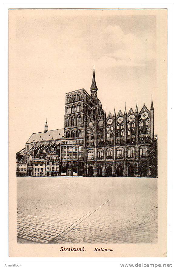 RAR Stralsund - Rathaus Um 1910 - Stralsund