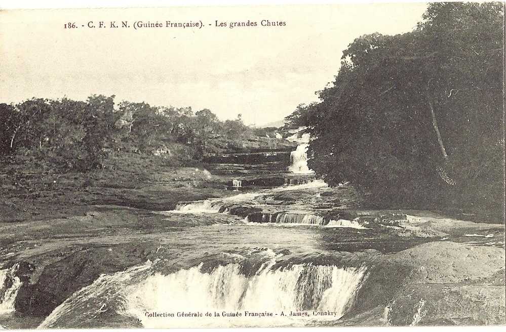 GUINEE FRANCAISE.LES GRANDES CHUTES. - Guinée Française