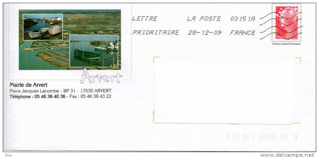 PAP ARVERT (CHARENTE MARITIME) : Le PORT OSTREICOLE - PAP: Aufdrucke/Beaujard