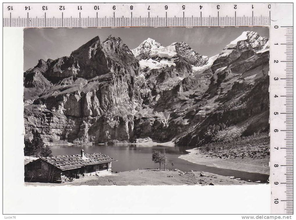 KANDERSTEG  -  Oeschinensee Mit Blumlisalp U. Fruhdenhorn  - N°  12408 - Kandersteg