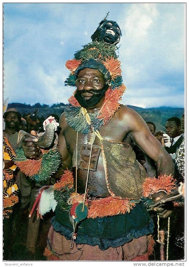 CP République Fédérale Du Cameroun Bali Danse Nabioyonga Cameroun Afrique Costumes Ethnies Culture - Kameroen