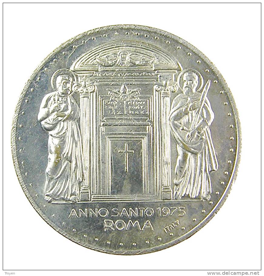 Vatican - Paul VI - Rome - 1975 - Argent  36mm - Autres & Non Classés