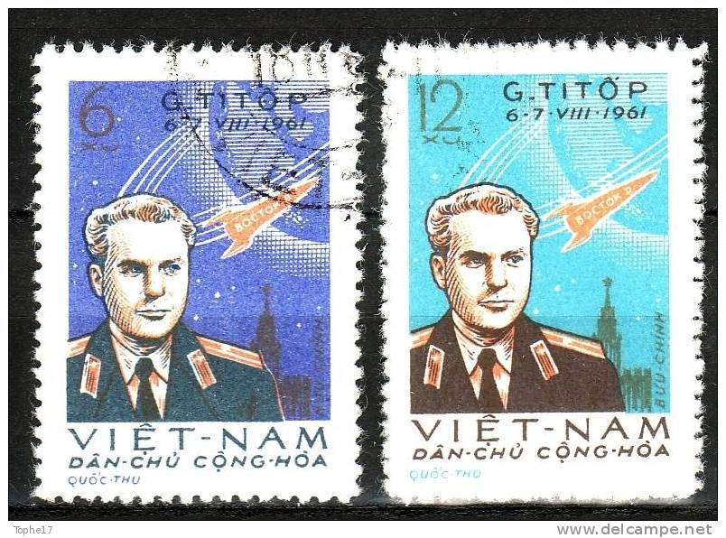 S - Vietnam - 1961 - Y&T 243 244  Oblitéré - Asia