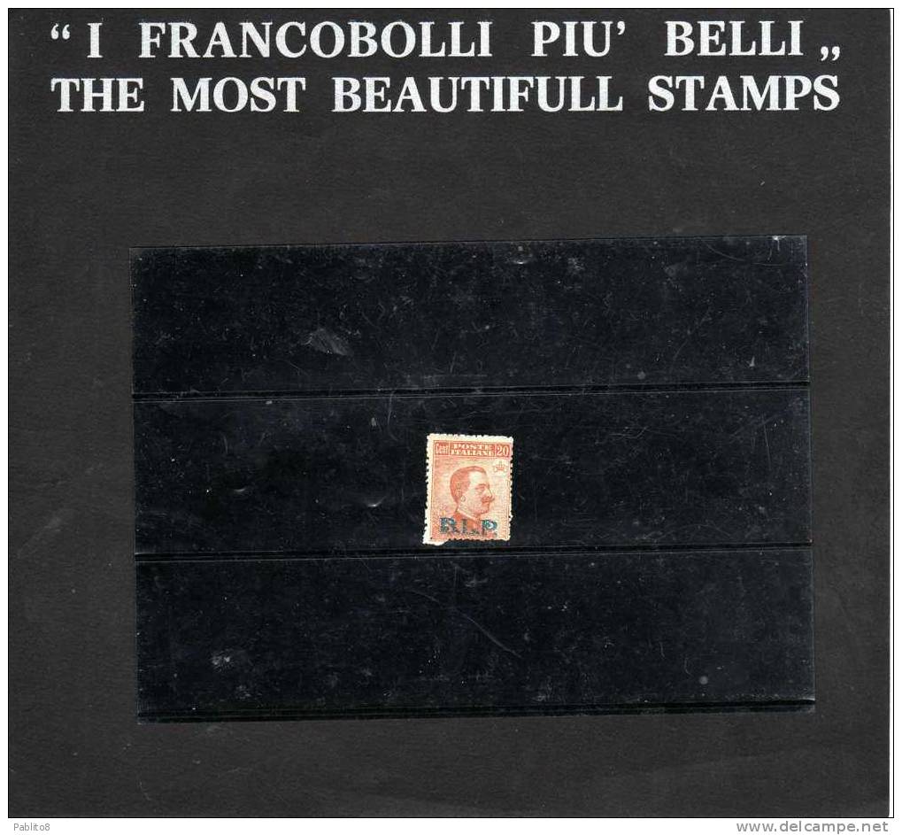 ITALY KINGDOM ITALIA REGNO 1922 1923 BLP CENT 20 II TIPO MNH - Timbres Pour Envel. Publicitaires (BLP)