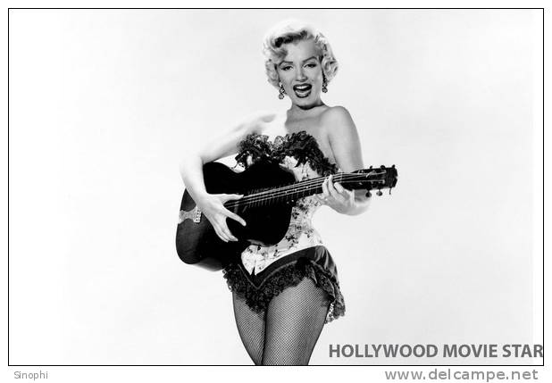 H - HD - 8  @    Marilyn Monroe  Hollywood Movie Star Actress     ( Postal Stationery , Articles Postaux ) - Acteurs