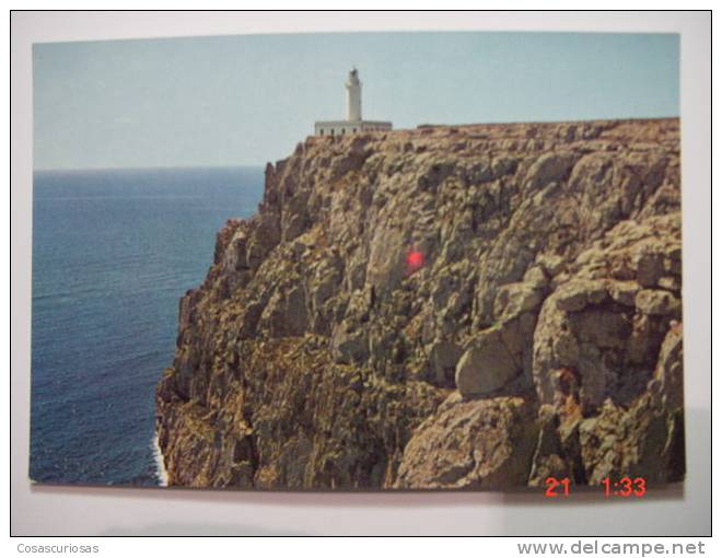 2509 FORMENTERA LIGHTHOUSE PHARE FARO  MOLA  BALEARES ISLANDS  POSTAL AÑOS 1960 MIRA OTRAS SIMILARES EN MI TIENDA - Formentera